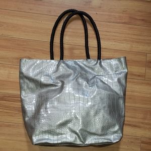 Neiman Marcus Purse / Tote ( faux snakeskin )